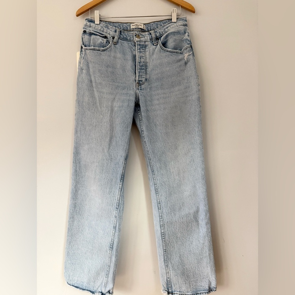Abercrombie & Fitch Low Rise 90s Baggy Jean | Size 28 / 6 Regular - Picture 2 of 12